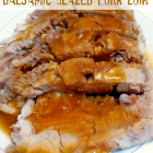 Crock Pot Brown Sugar and Balsamic Glazed Pork Loin