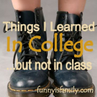 20 Things I Learned In College