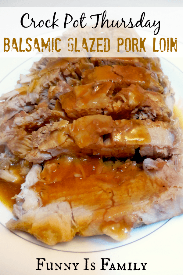 This Crockpot Balsamic Glazed Pork Loin recipe has excellent flavor, and the leftovers make a great pork loin sandwich!