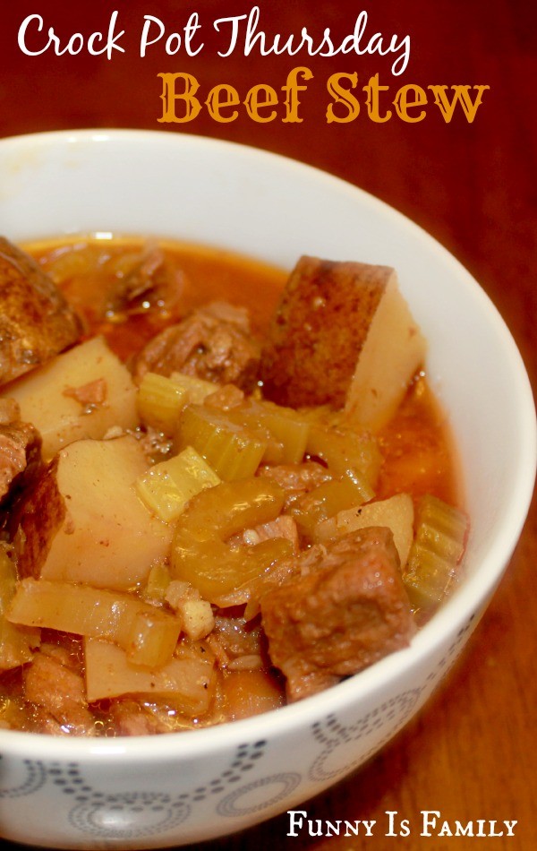 This Classic Crockpot Beef Stew is like the beef stew recipe my grandma used to make!