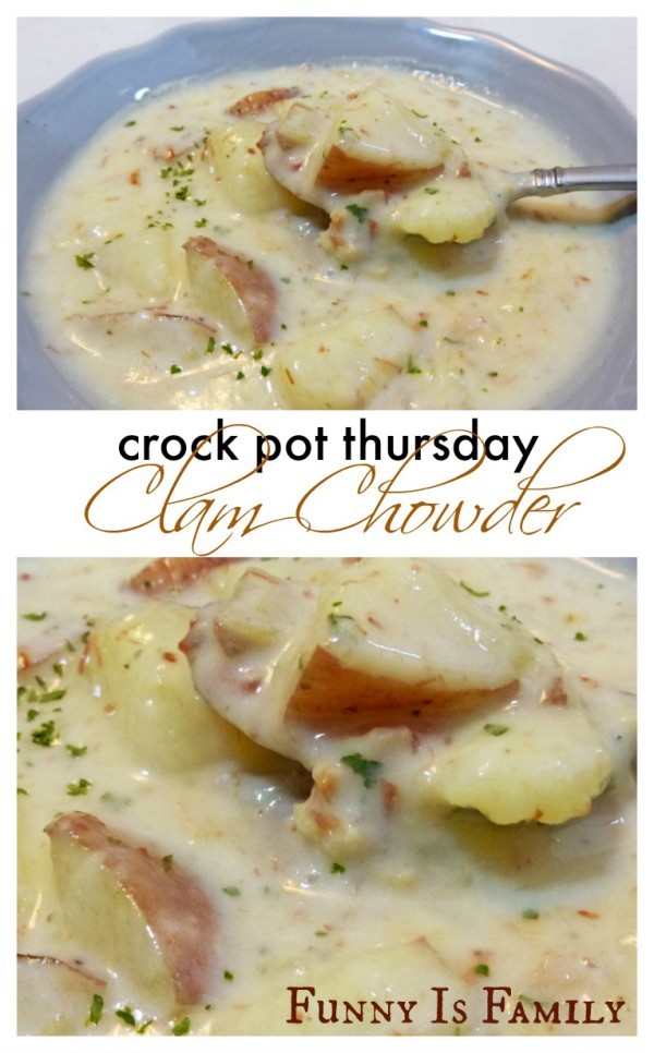 If you're looking for a delicious, crowd-pleasing, and easy crockpot clam chowder, this is it! I love this slow cooker clam chowder recipe!