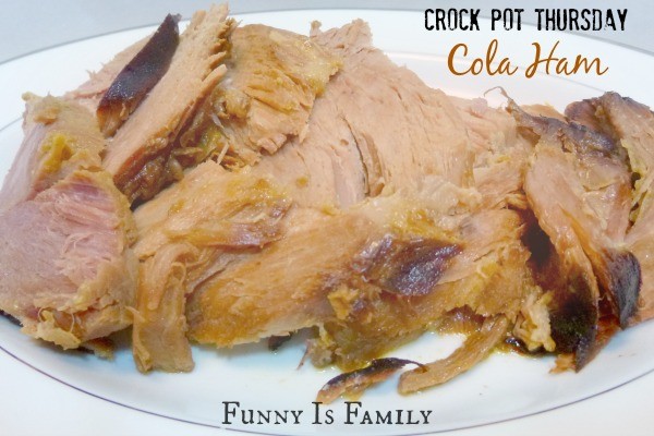 This Crock Pot Cola Ham is so quick and easy, and the flavor is incredible!