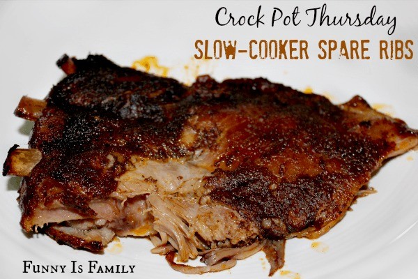 You will be shocked at how much these Crockpot Spare Ribs taste like they came off the BBQ! If you need an easy recipe for fall off the bone ribs, this is it!