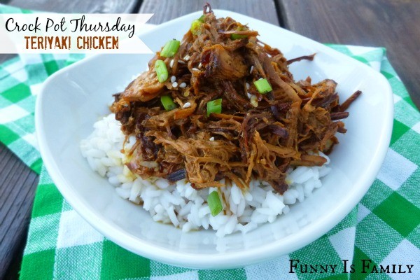 This Crockpot Teriyaki Chicken recipe is a quick and easy dinner idea your family will love! YUM!