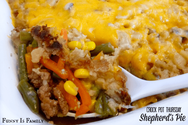 This Crock Pot Shepherd's Pie recipe is a hearty dinner your whole family will love! If you're looking for a way to use up those leftover potatoes, this is the dish for you!