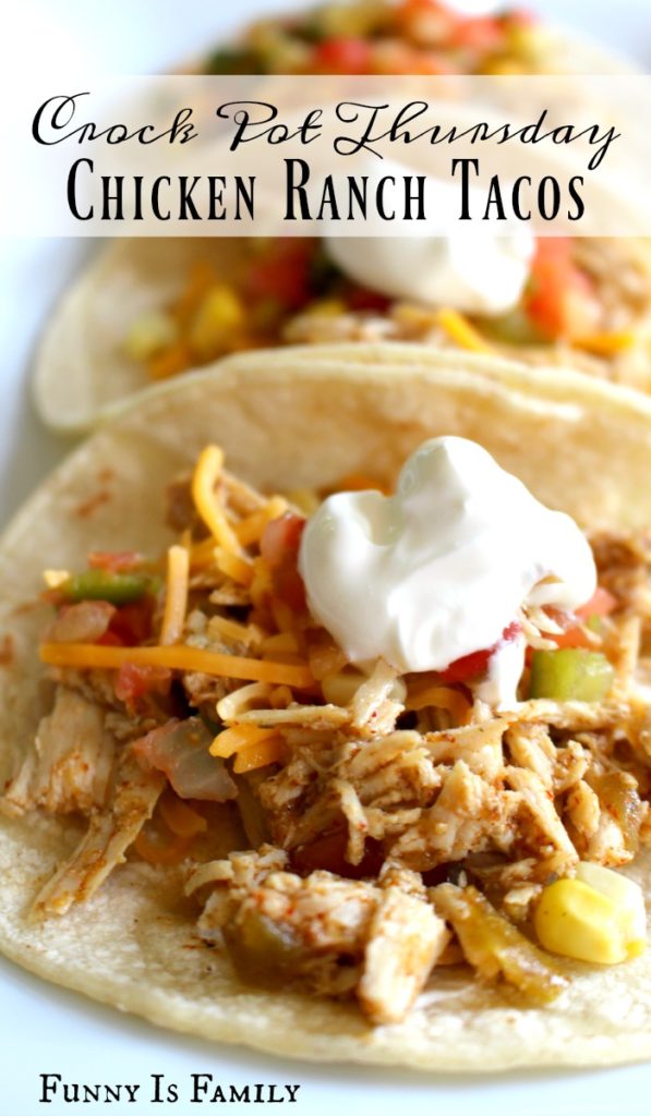 Whip up dinner in no time with this easy Crockpot Chicken Ranch Tacos recipe! Your family will love how it tastes, and you'll love how quick and easy it is to prepare.