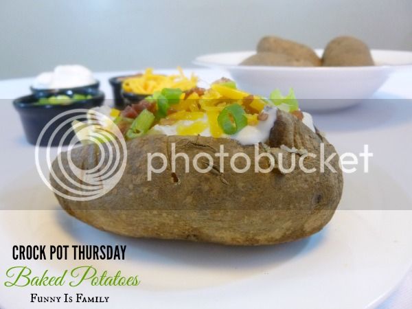 Crock Pot Thursday: Slow Cooker Baked Potatoes without Foil